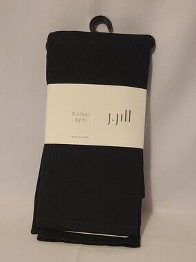 J. Jill Footless Tights Black